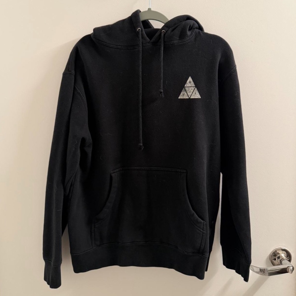 HUF Black Hoodie Size S